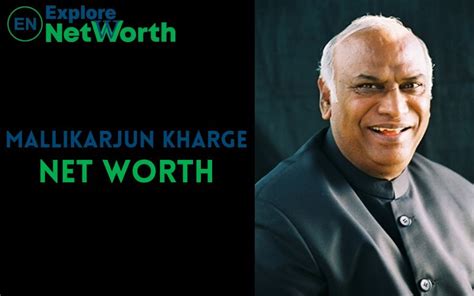 net worth of mallikarjun kharge|Mallikarjun Kharge, INC MP from Gulbarga